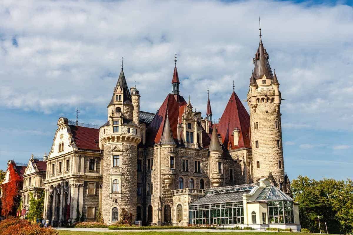 castles in poland moszna castle