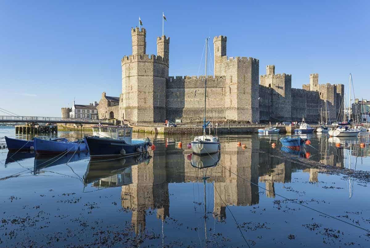 castles in the united kingdom caernarfon castle north west wales