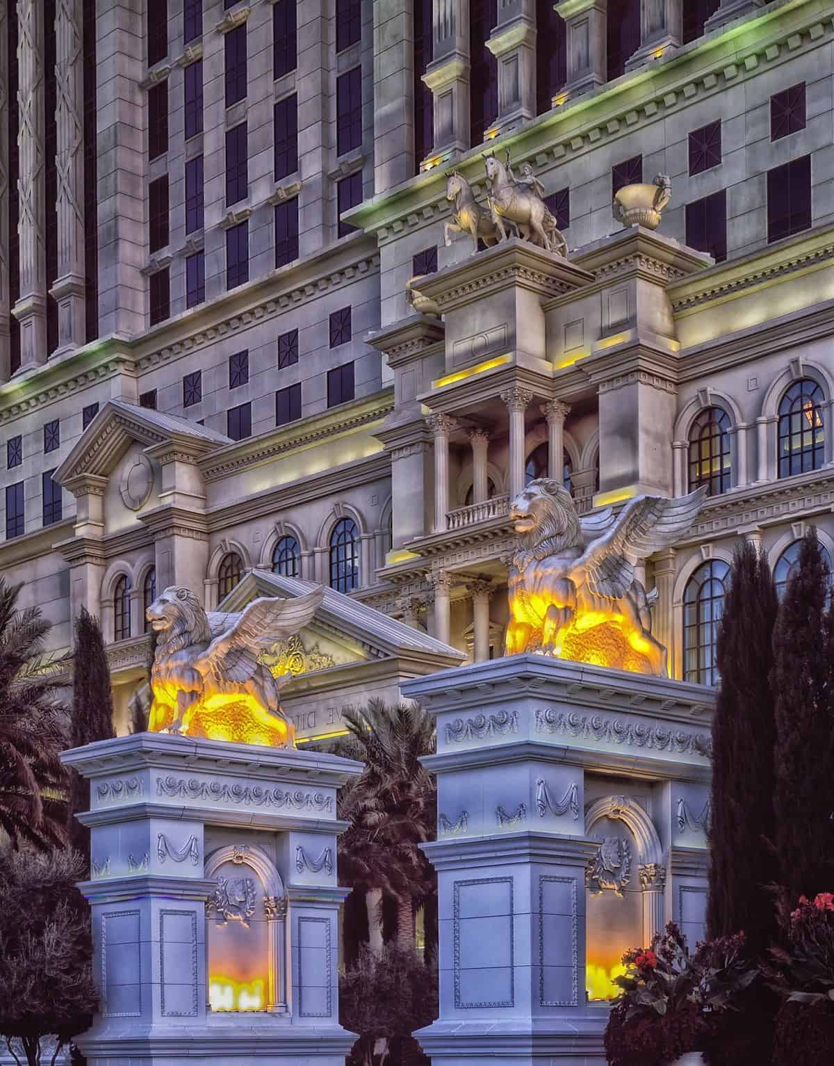 Beautiful hotel facade