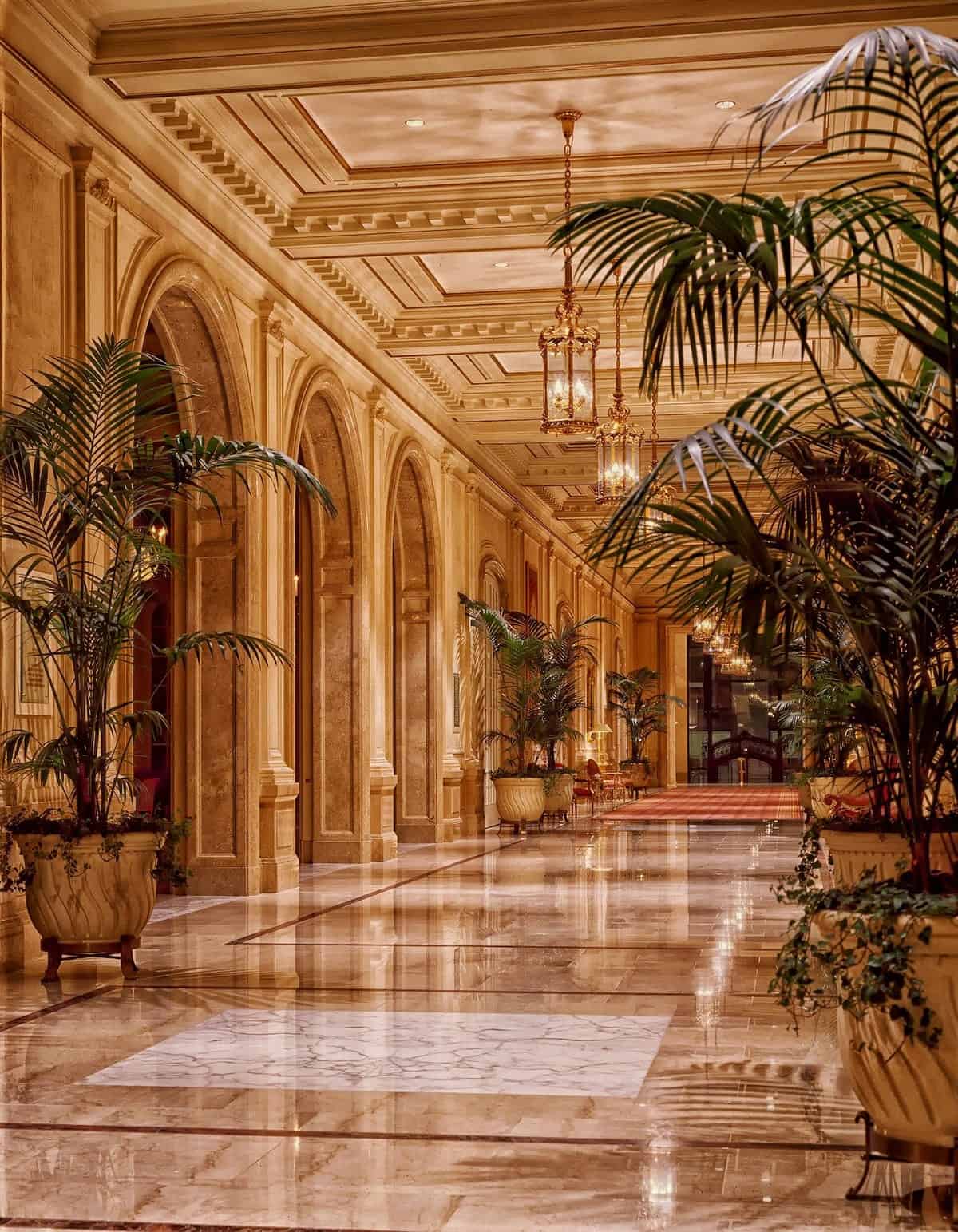 Hotel hallway