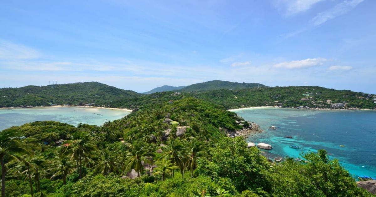 John Suwan viewpoint at Koh Tao Thailand