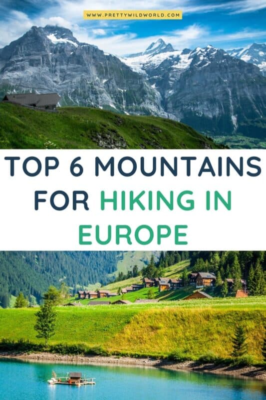 Hiking in Europe | mountains, hiking vacations, summer hiking, hiking trip, hiking places, hiking ideas, hiking adventure, hiking inspiration, trip to europe, travel to europe #europe #traveldestination #traveltips #bucketlisttravel #amazingdestinations #travelideas #traveltheworld #travelguides