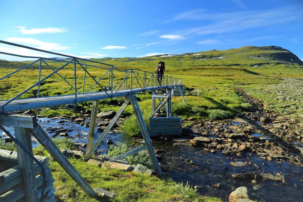 Hikes in Sweden: the arctic trail or Nordkalottruta hiking Trail