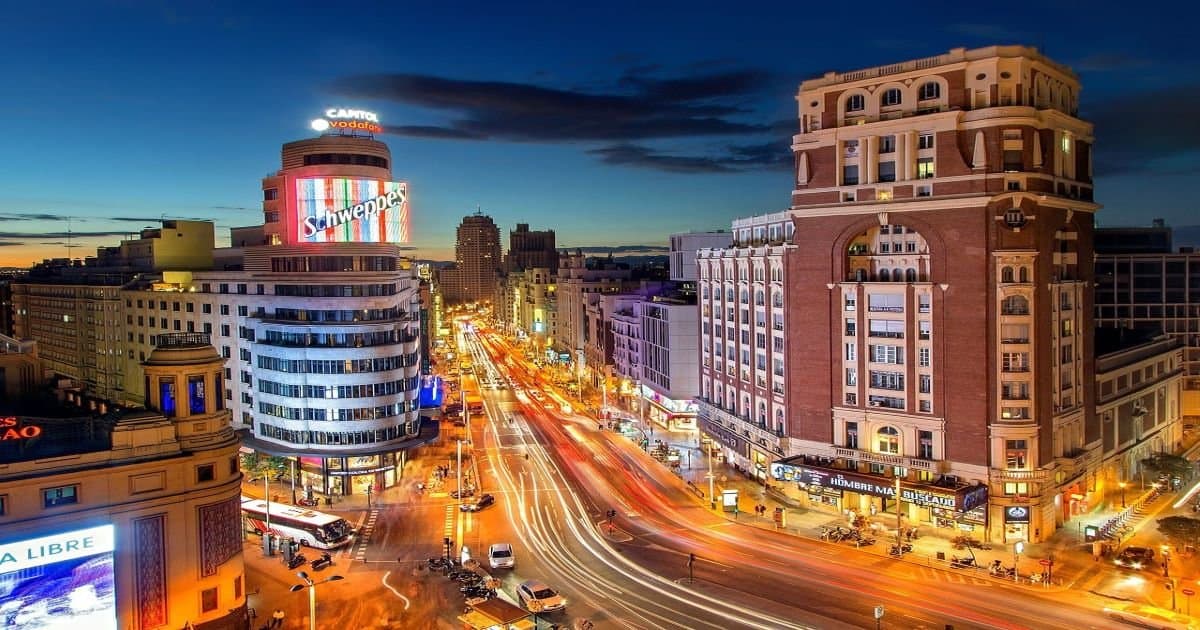 Plaza del callao Madrid Spain