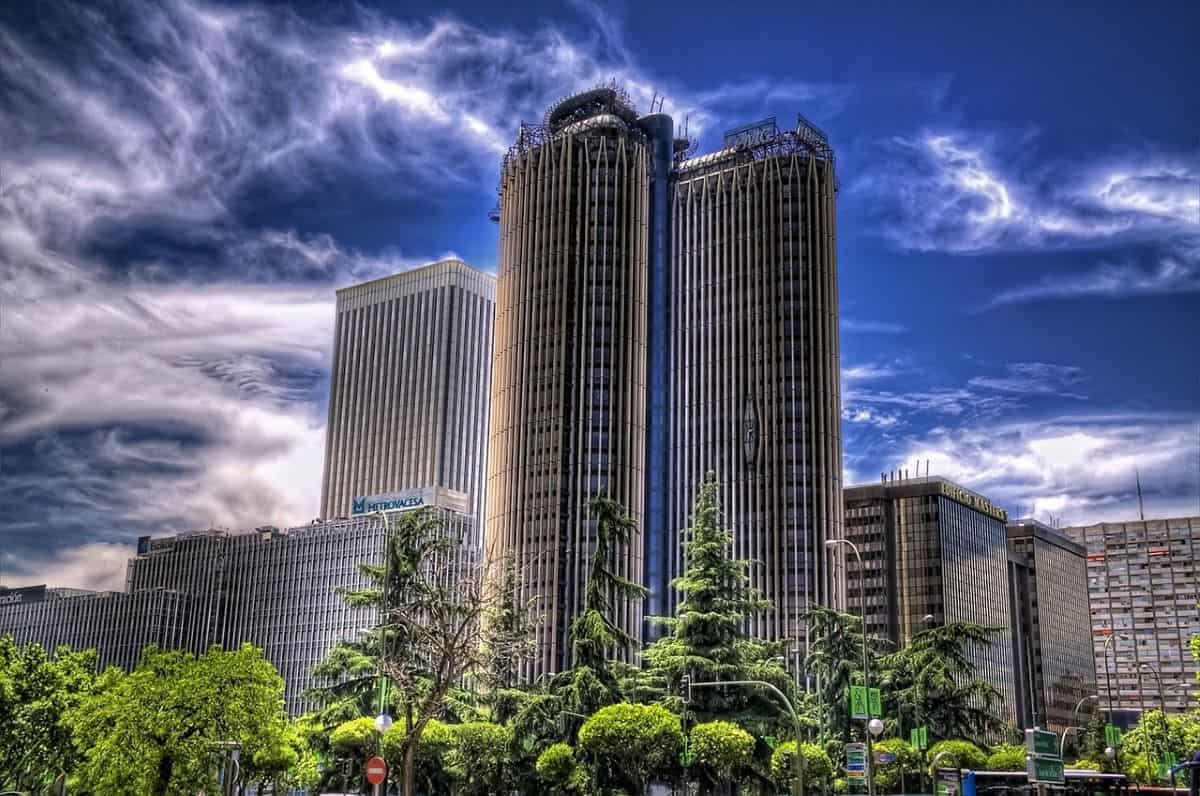 madrid skyline