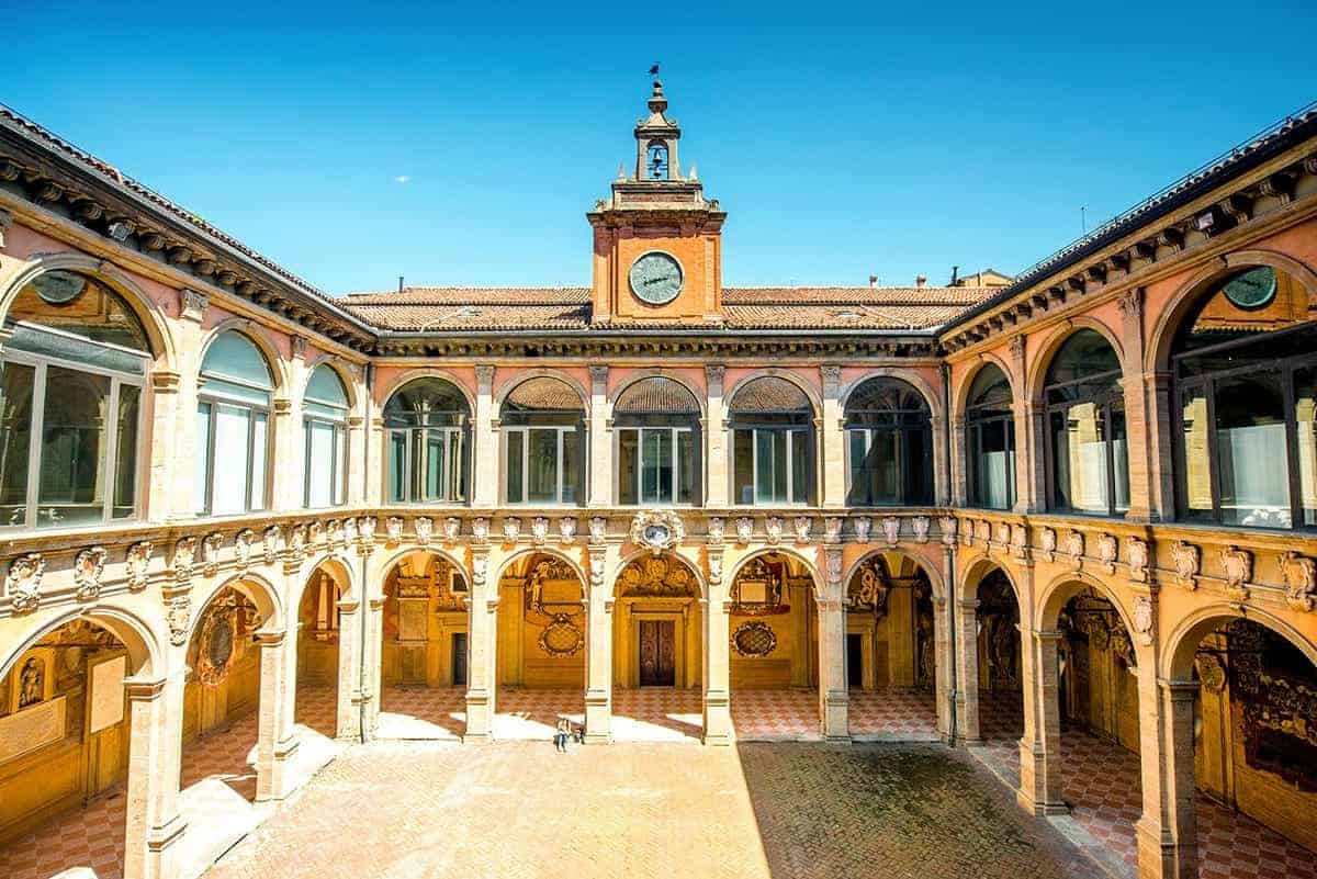 Check out Bologna Archiginnasio di Bologna and Teatro Anatomico (Anatomical Theater)