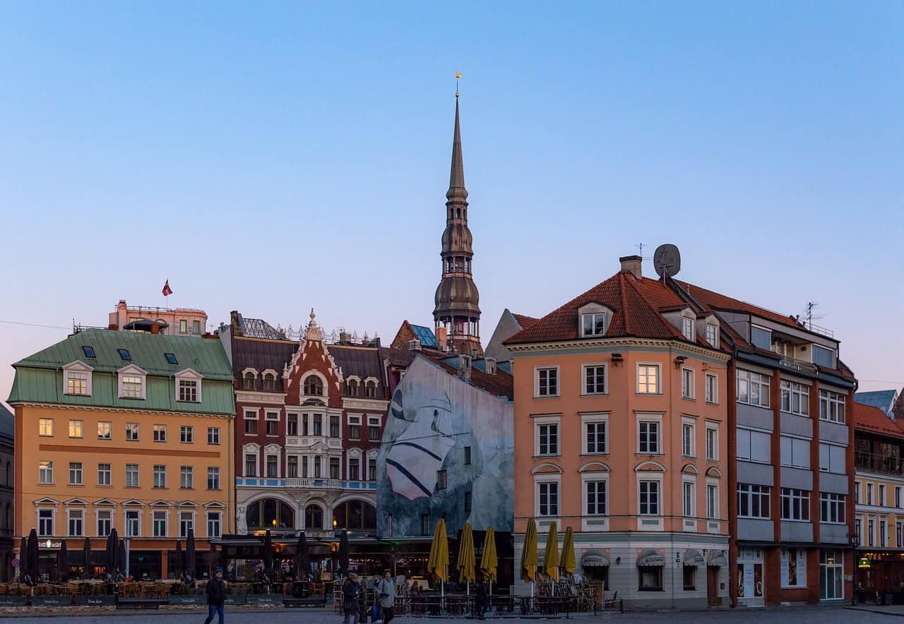 riga, dome square, latvia