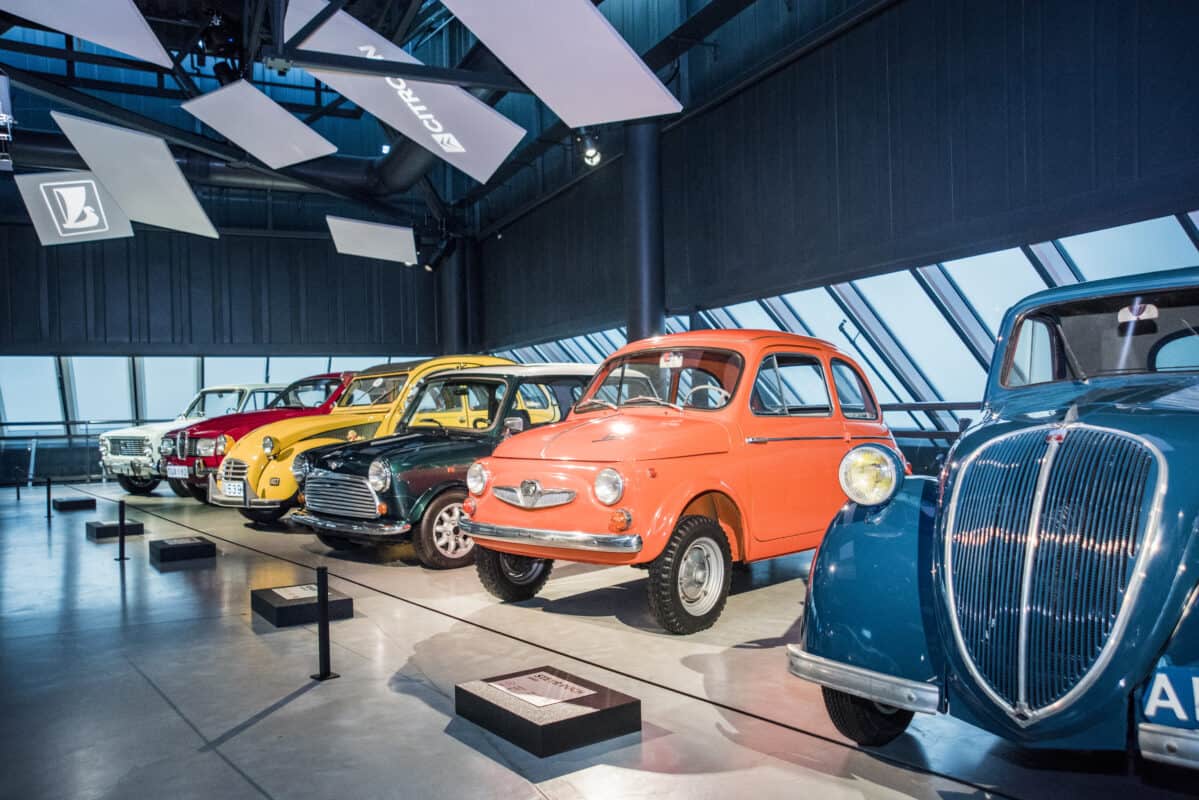 Retro motor cars collection. Riga Motor Museum. May, 2019. Riga, Latvia