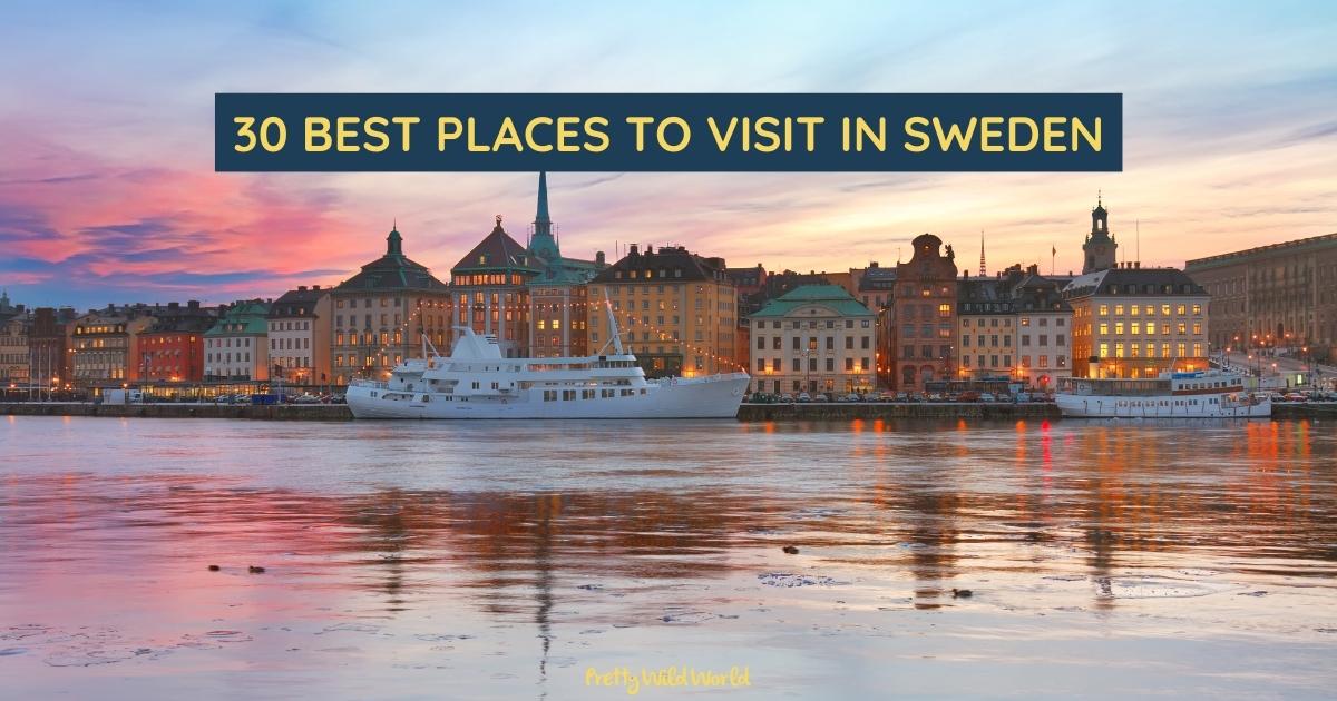 Interested to visit the most sophisticated Nordic country in Europe? Check out these top 15 places to visit in Sweden that may interest your wanderlust!