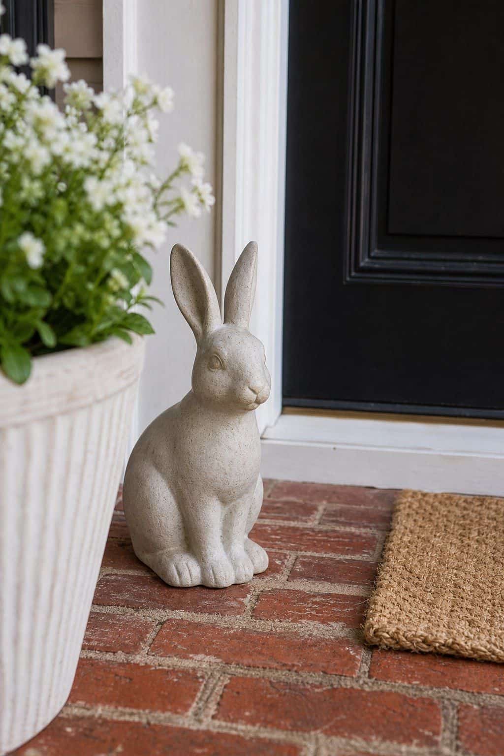 One Seasonal Accent shown as a realistic Pretty Wild World image for 18 Front Porch Spring Decor Ideas With Fresh Curb Appeal.