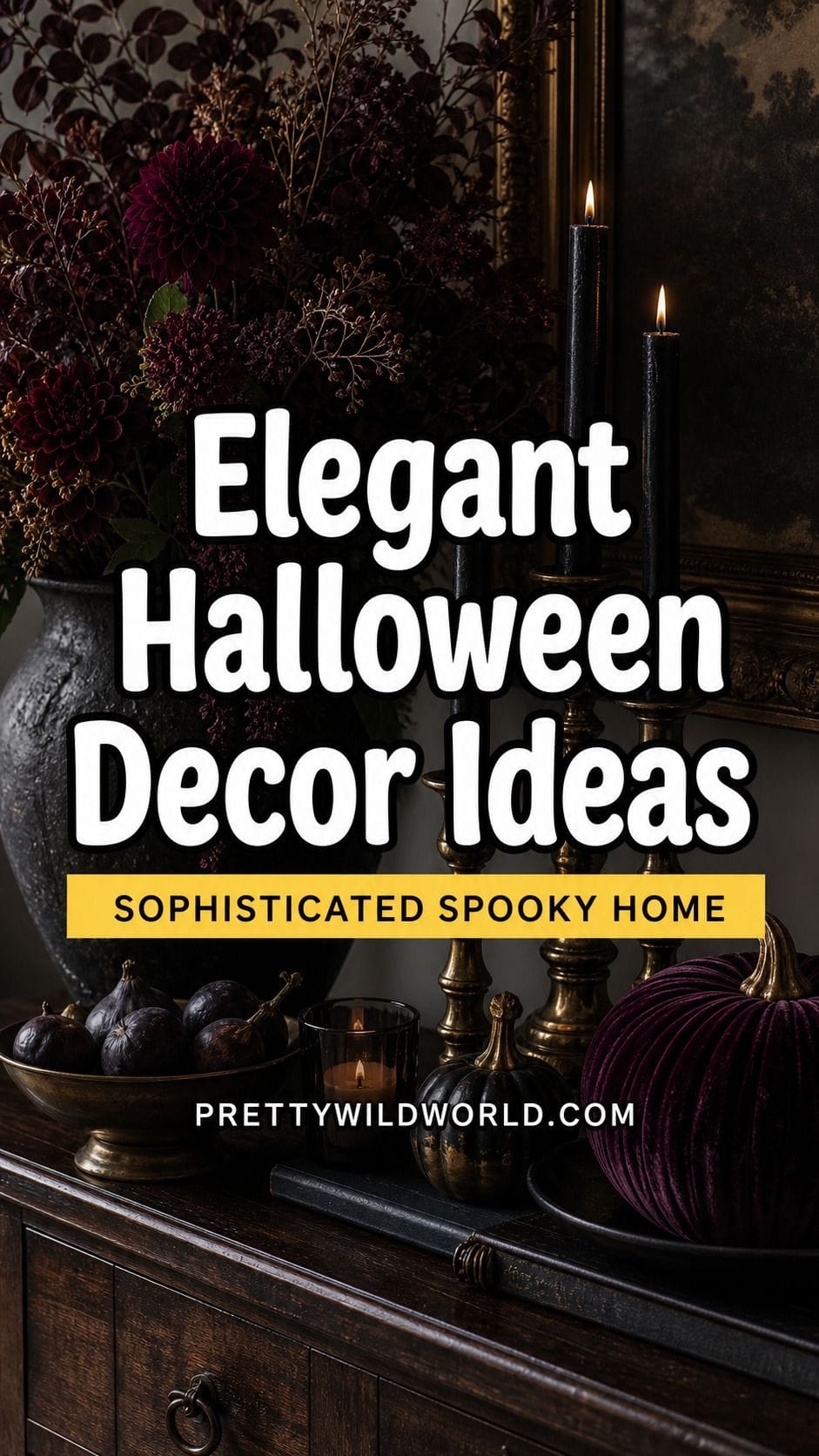 Elegant Halloween decor ideas for a sophisticated spooky home
