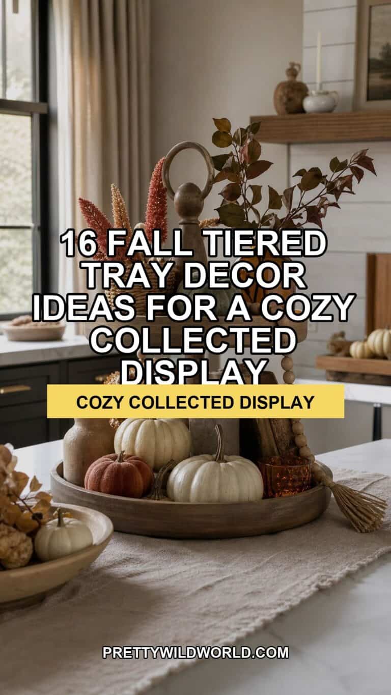 16 Fall Tiered Tray Decor Ideas for a Cozy Collected Display