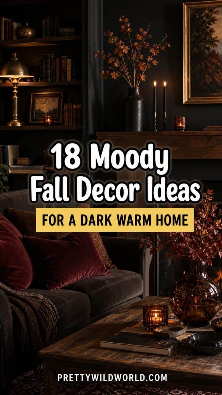18 Moody Fall Decor Ideas for a Dark Warm Home