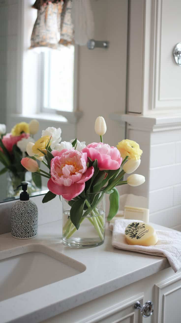 Discover simple and fun spring party decoration ideas to brighten up your bathroom and make it a cheerful retreat this season!