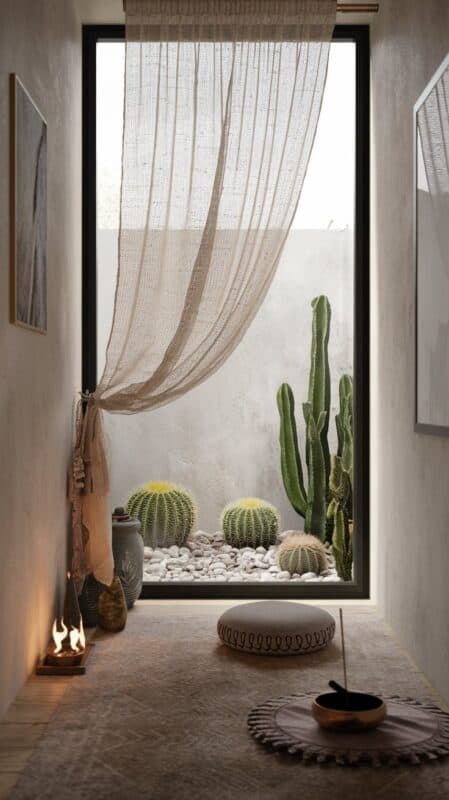 Explore 10 calming zen yoga room decor ideas that create a peaceful atmosphere for your practice.