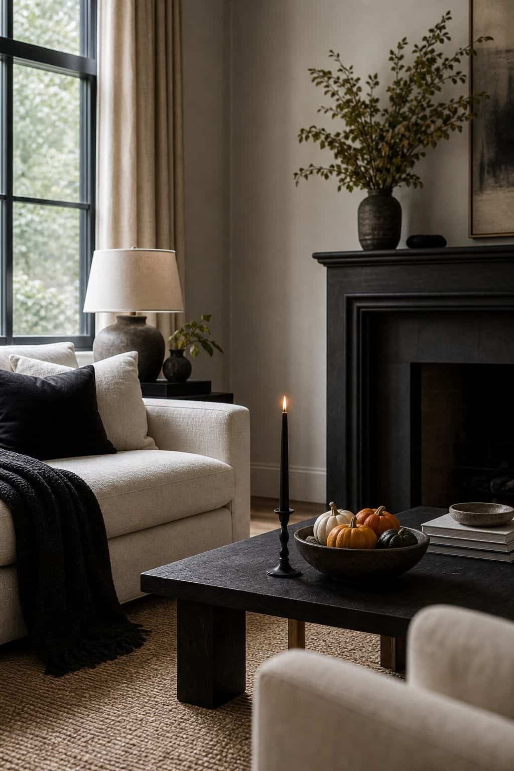 No Full-Room Theme shown as a realistic Pretty Wild World image for 15 Simple Halloween Decor Ideas That Look Stylish Fast.