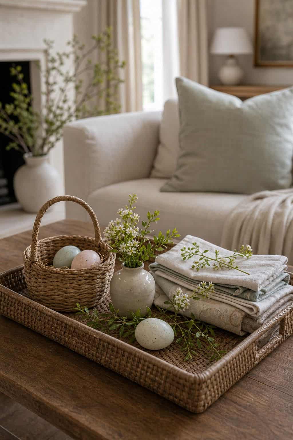 After-Easter Edit shown as a realistic Pretty Wild World image for 20 Easter Decorating Ideas for a Fresh Cheerful Home.