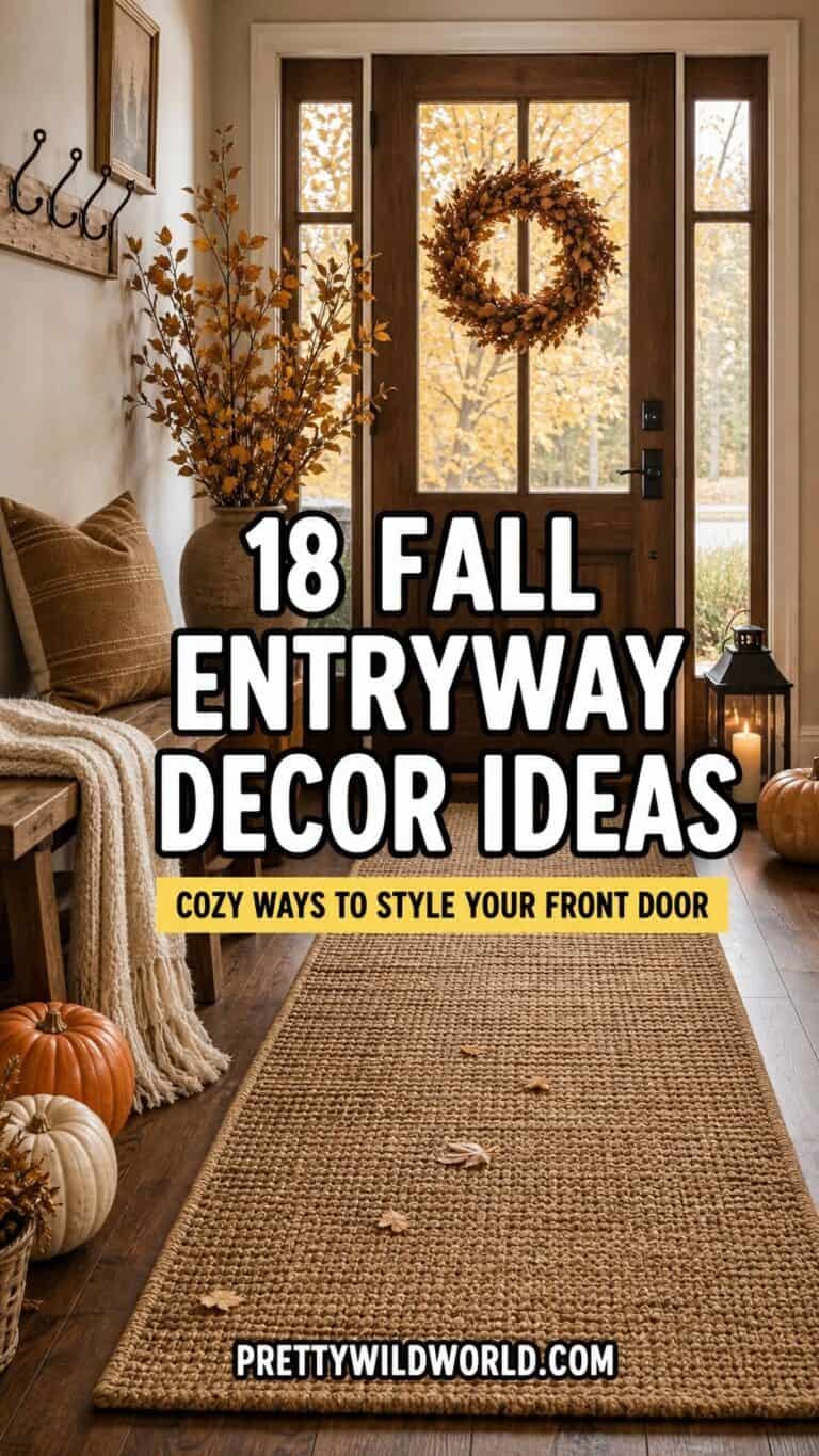 18 Fall Entryway Decor Ideas for a Warm Welcome Home
