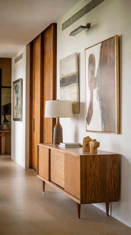 Discover mid-century modern hallway decor ideas that will transform your space with style, color, and chic designs. Elevate your home today!
