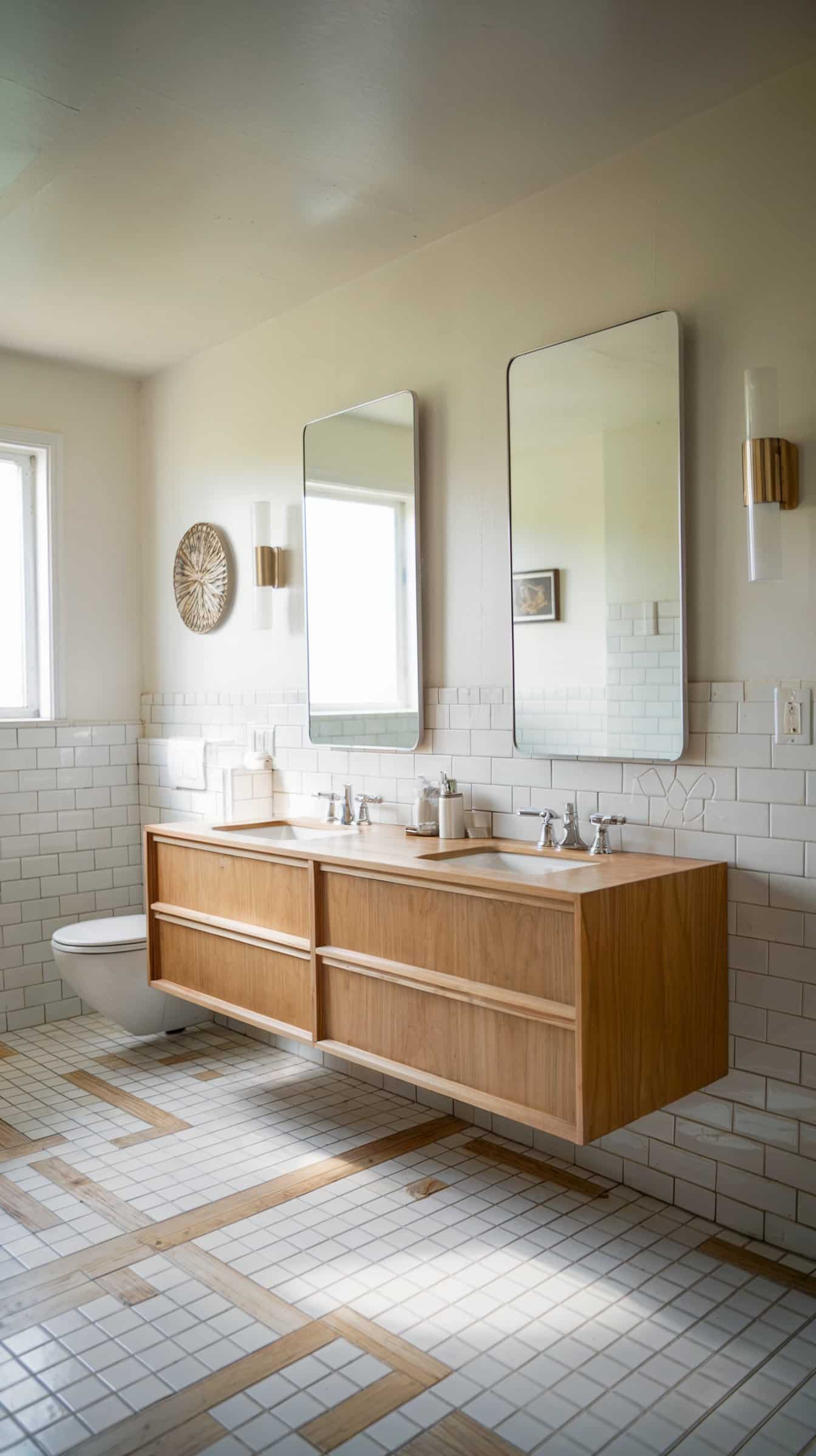 Upgrade your space with these mid-century modern bathroom ideas! Discover how to blend vintage charm with sleek, functional design for a timeless look.