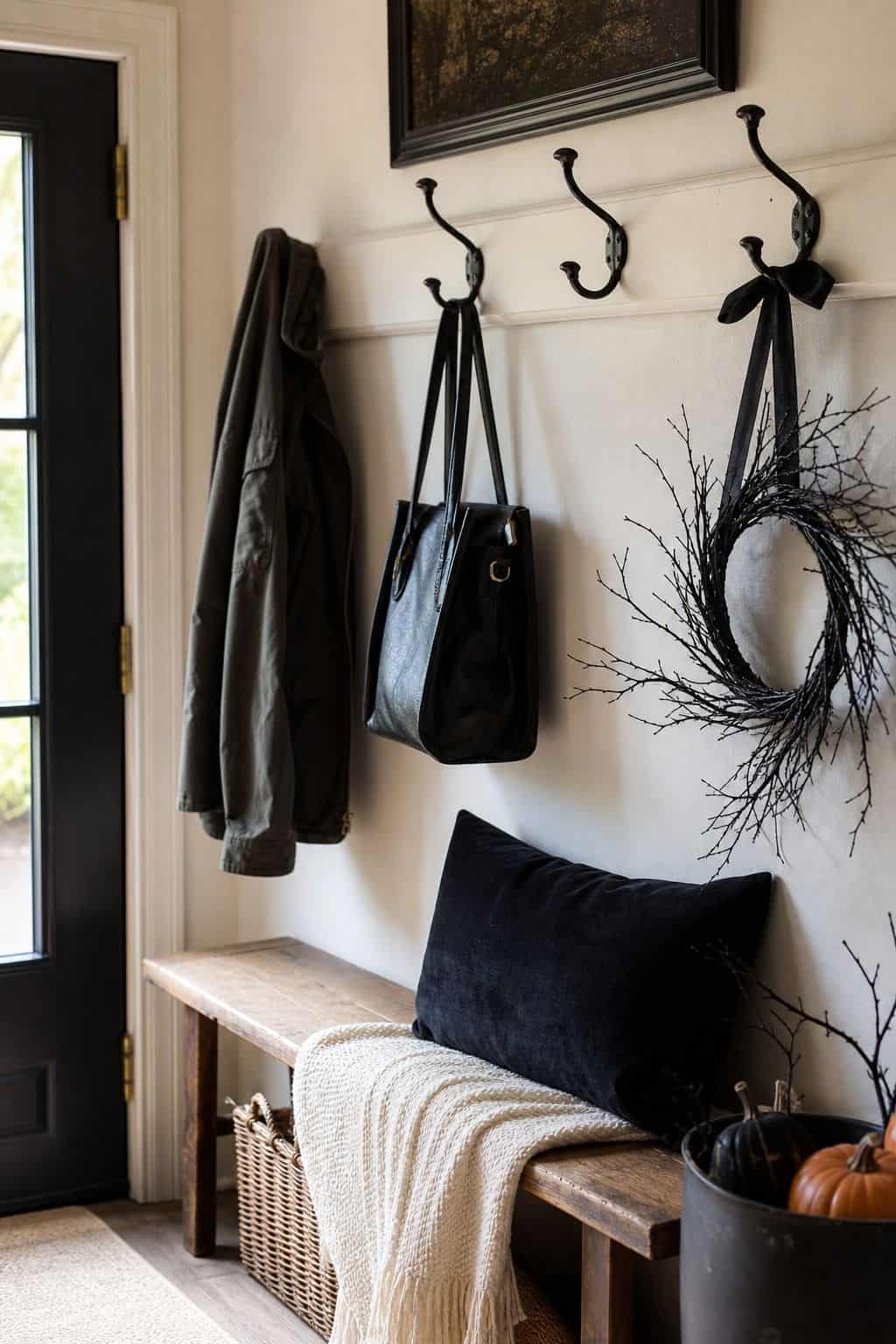 Coat Hook Clearance shown as a realistic Pretty Wild World image for 17 Halloween Entryway Decor Ideas for a Stylish Spooky Welcome.