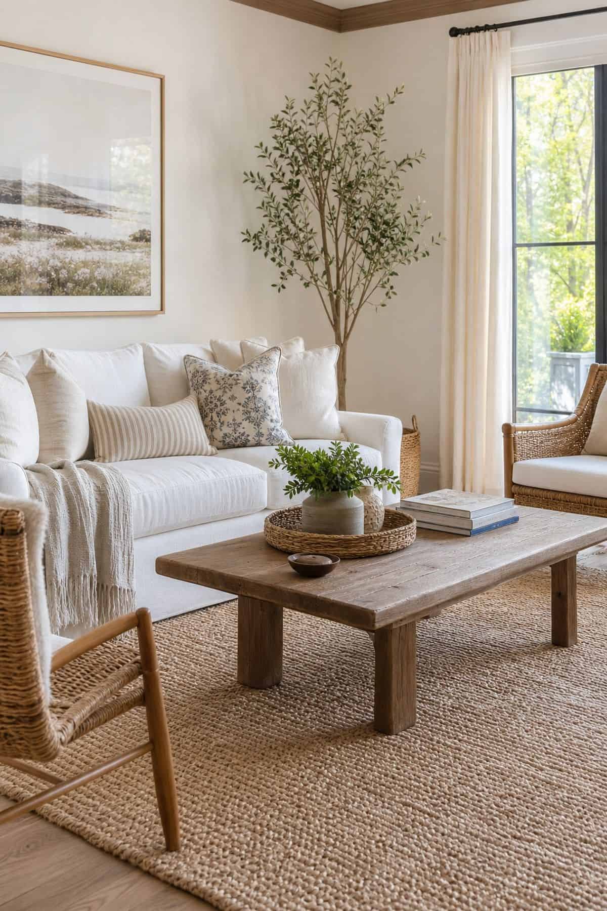 Jute Rug Foundation shown as a realistic Pretty Wild World image for 20 Summer Home Decor Ideas for a Light Breezy Refresh.