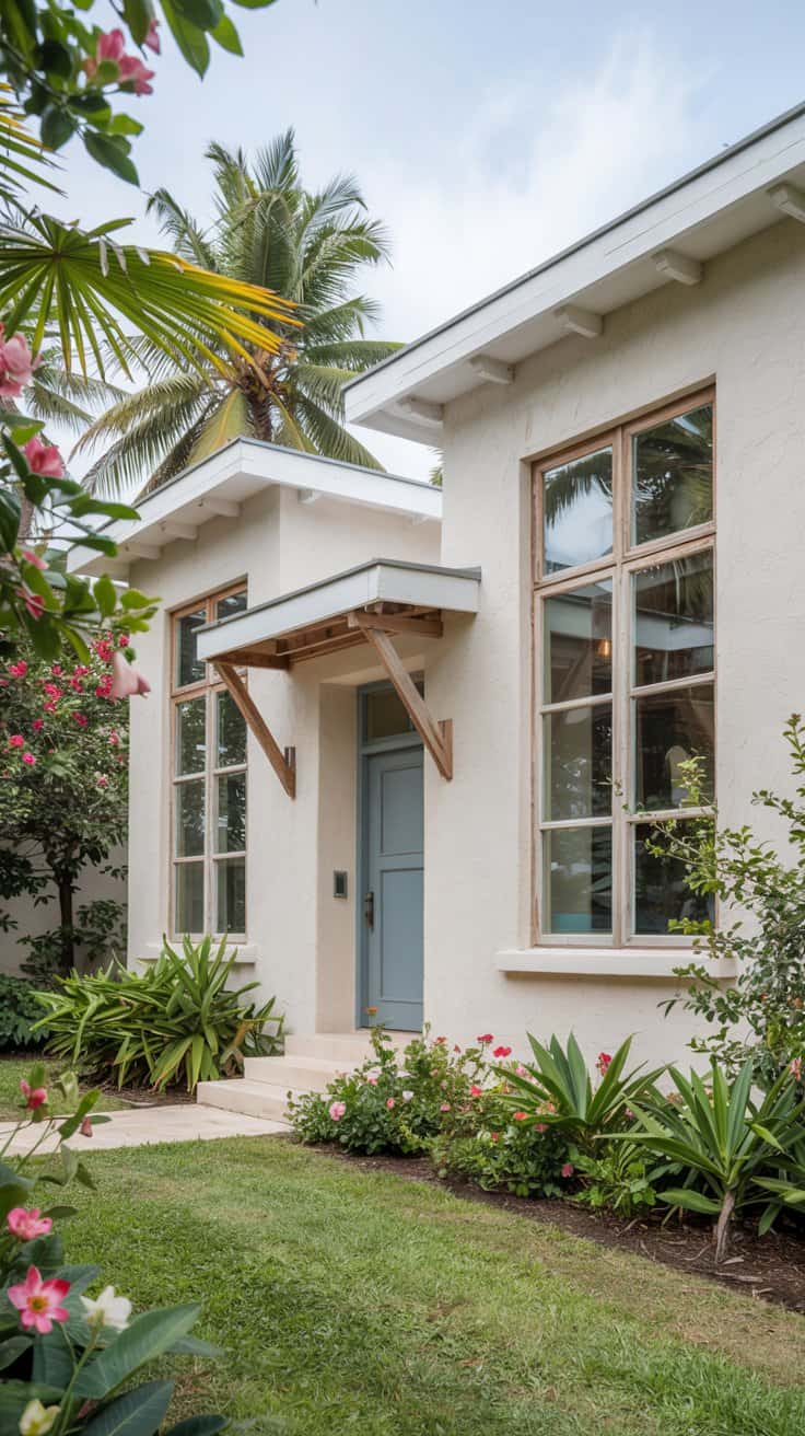 Explore coastal home exterior ideas that enhance your home's curb appeal with natural materials, light colors, and nautical accents for a serene coastal vibe.