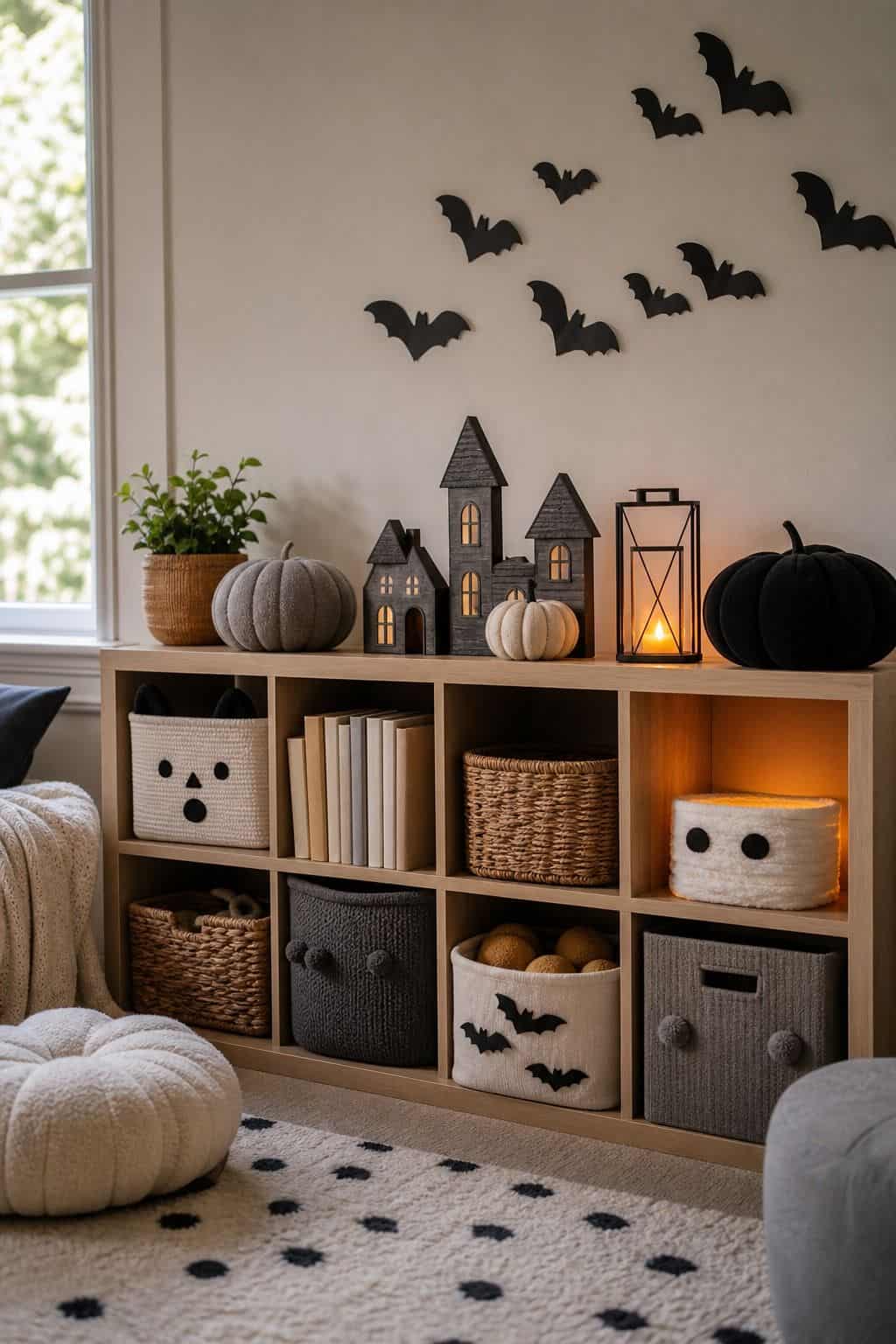 Kids Decor Zone shown as a realistic Pretty Wild World image for 20 Halloween Decor Ideas for a Spooky Stylish Home.