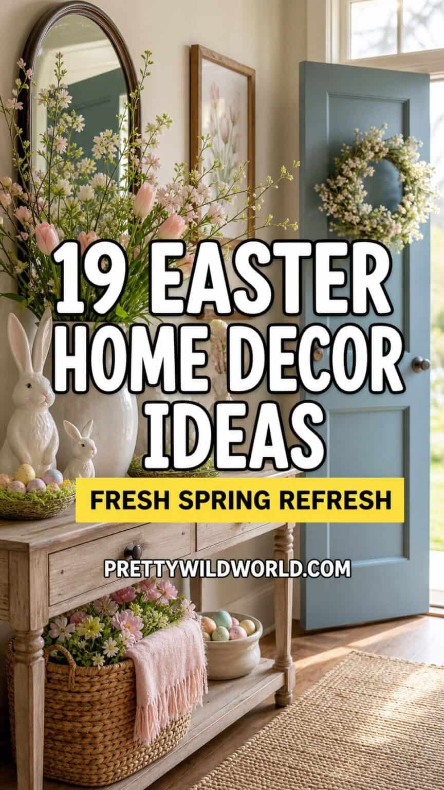 19 Easter Home Decor Ideas for a Fresh Spring Refresh
