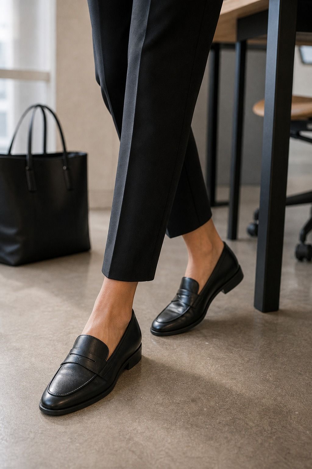 Loafers You Can Walk In shown as a realistic Pretty Wild World image for 19 Office Capsule Wardrobe Pieces That Make Work Outfits Easier.