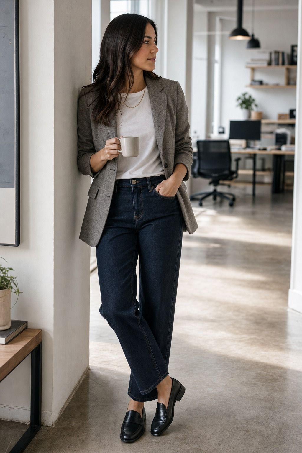 Casual Friday Formula shown as a realistic Pretty Wild World image for 19 Office Capsule Wardrobe Pieces That Make Work Outfits Easier.
