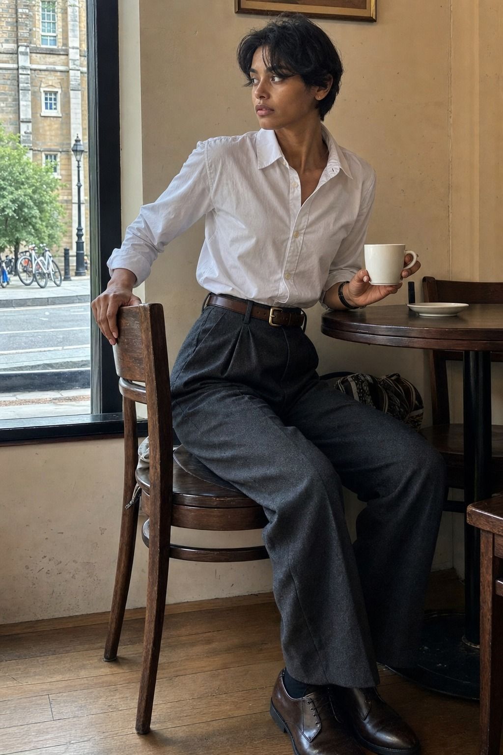 Slip Skirt with a Cotton Sweater shown as a realistic Pretty Wild World image for 20 Travel Capsule Wardrobe Ideas That Fit Real Itineraries.