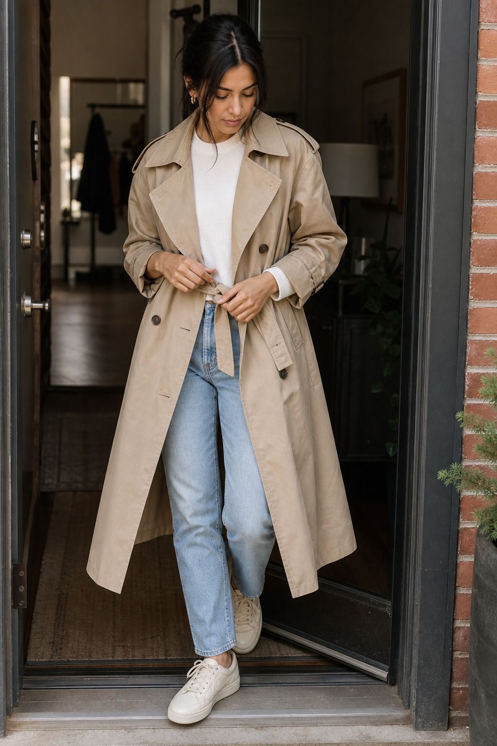Packable Rain Layer Outfit shown as a realistic Pretty Wild World image for 20 Travel Capsule Wardrobe Ideas That Fit Real Itineraries.