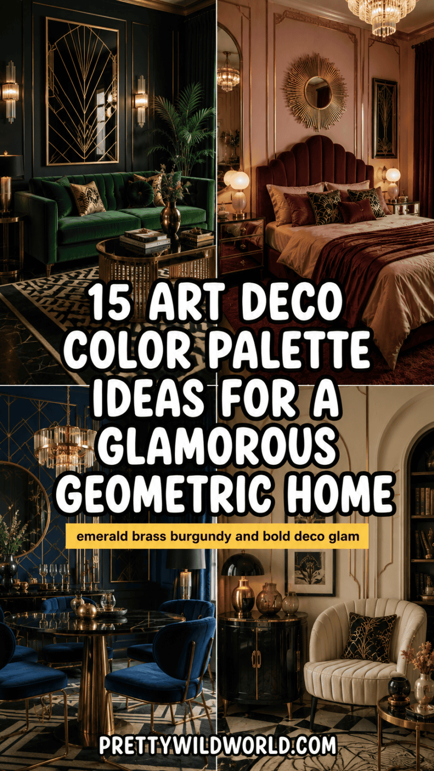 Deco Color Work Art Deco Color Palette Ideas for a Glamorous, Geometric Home ...