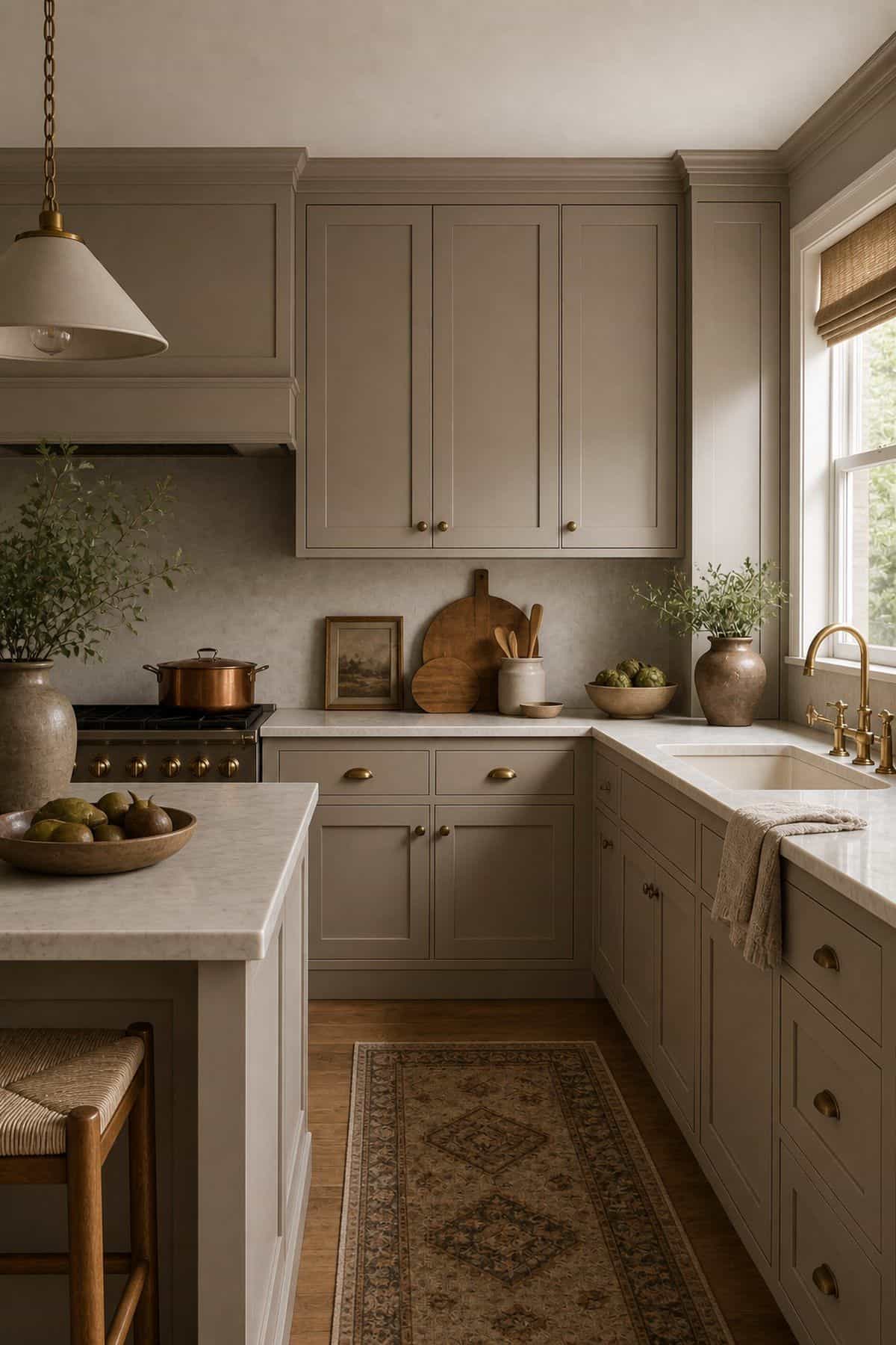 Set Up a Corner for Brewing Coffee and Steeping Tea shown as a realistic Pretty Wild World image for 15 Breakfast Counter in Kitchen Ideas for a Warm, Beautifully Styled Kitchen.
