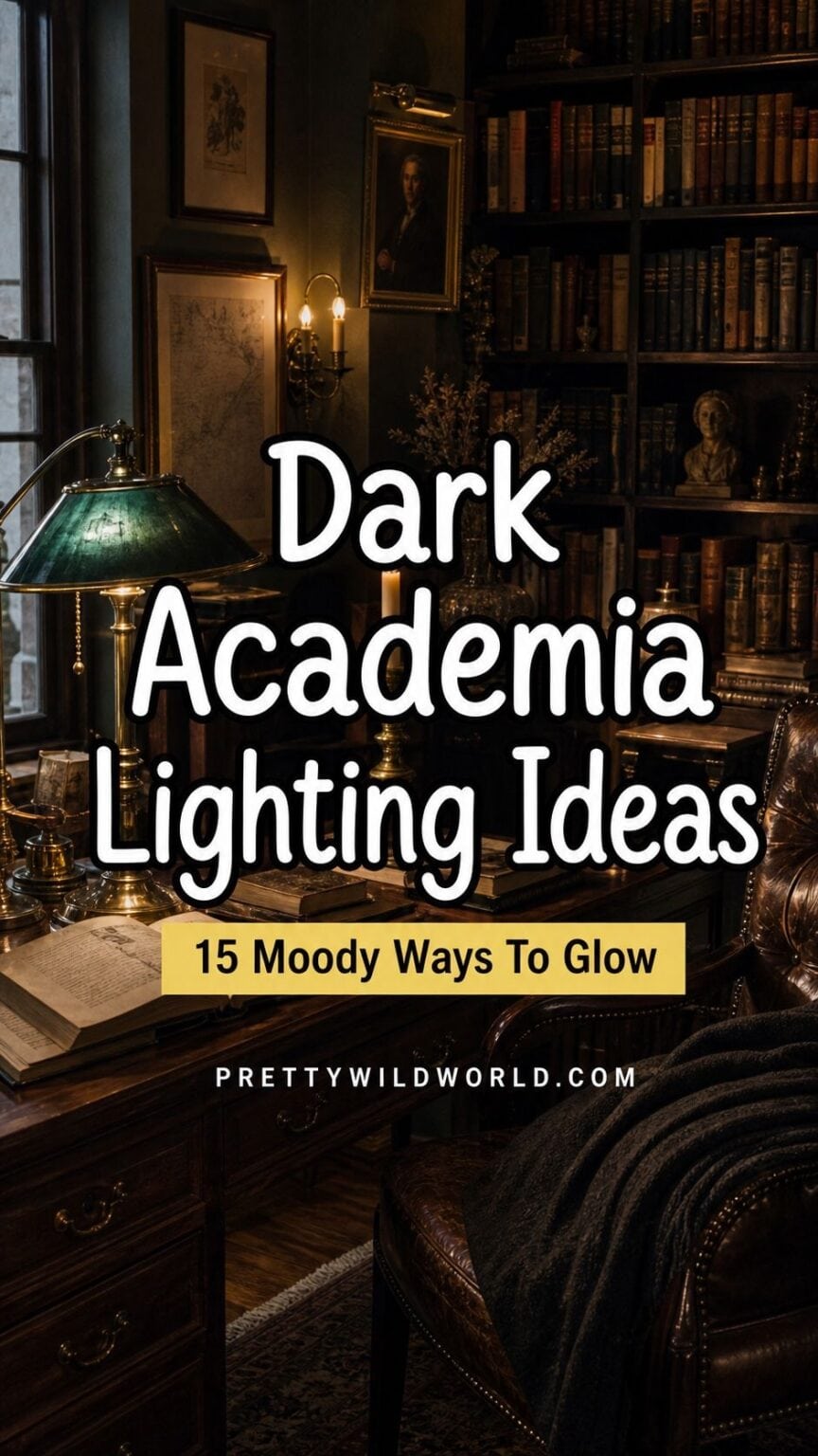Dark Academia Lighting Ideas: 15 Ways to Get That Moody Library Glow