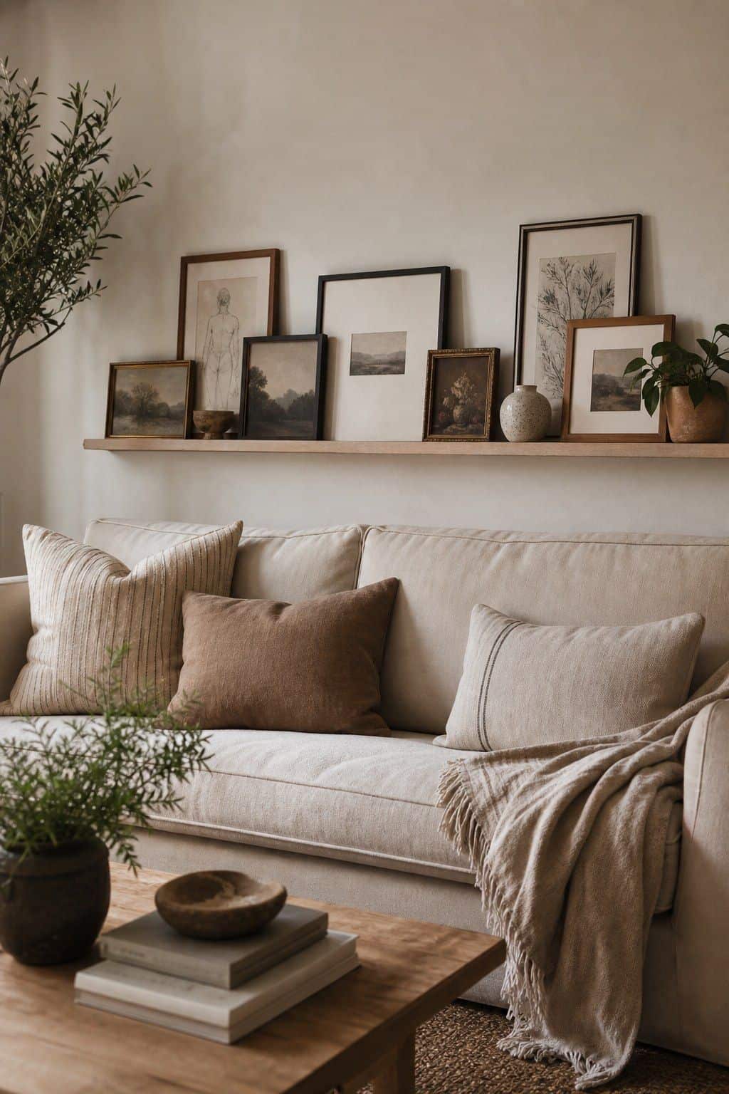 Create a family photo vignette shown as a realistic Pretty Wild World image for 16 Mother's Day Home Decor Ideas for a Thoughtful Spring Celebration.