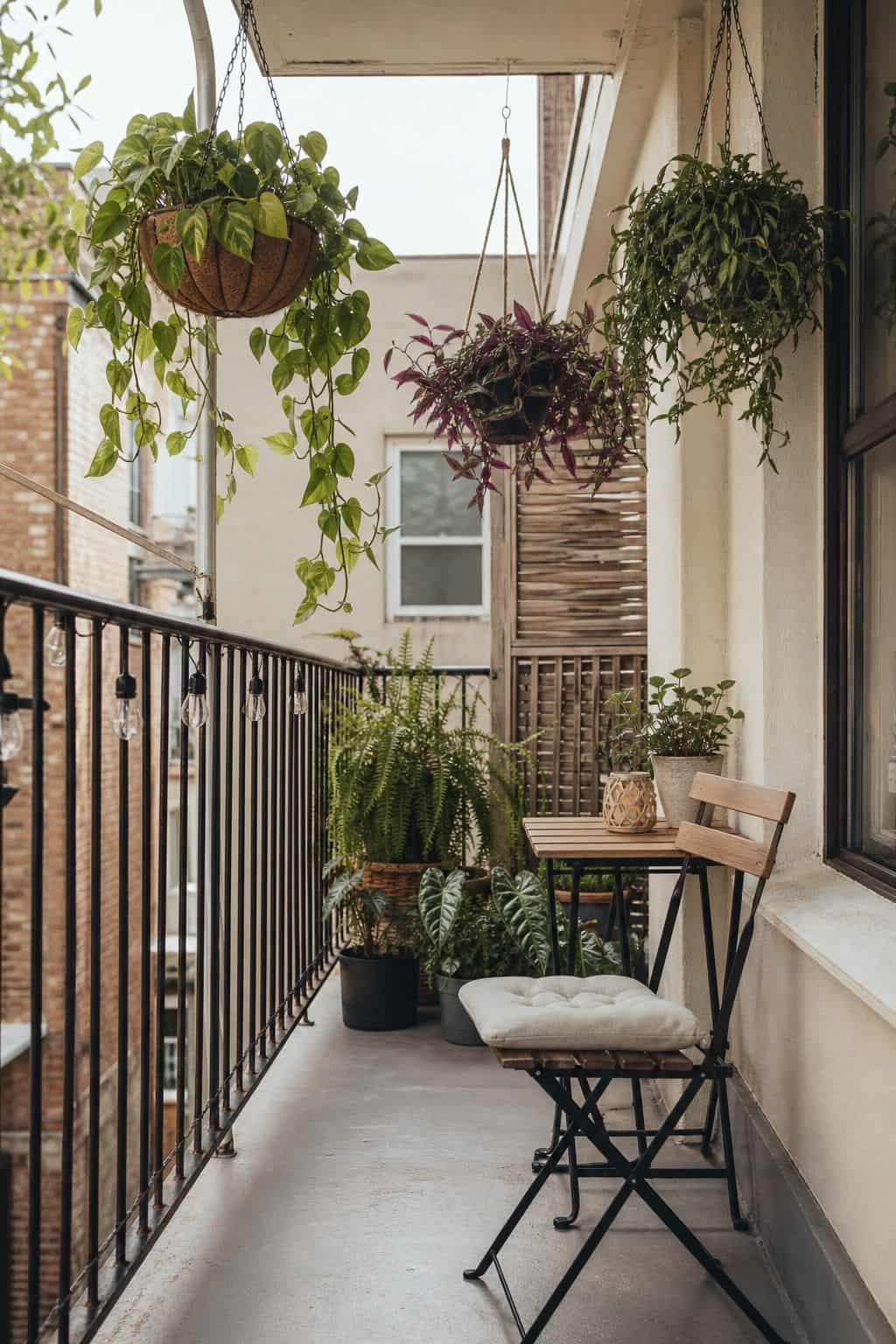 Create a garden-inspired porch shown as a realistic Pretty Wild World image for 16 Mother's Day Home Decor Ideas for a Thoughtful Spring Celebration.