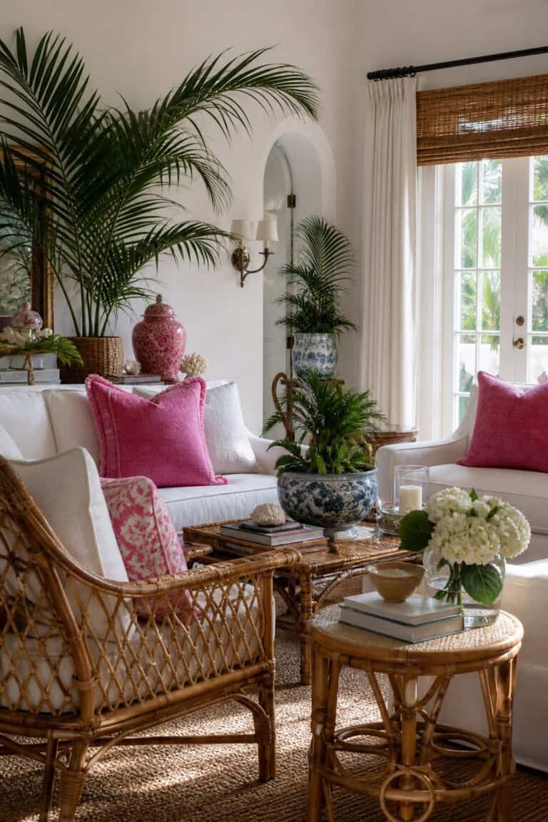 Palm Beach Color Palette Ideas for a Bright, Preppy-Coastal Home