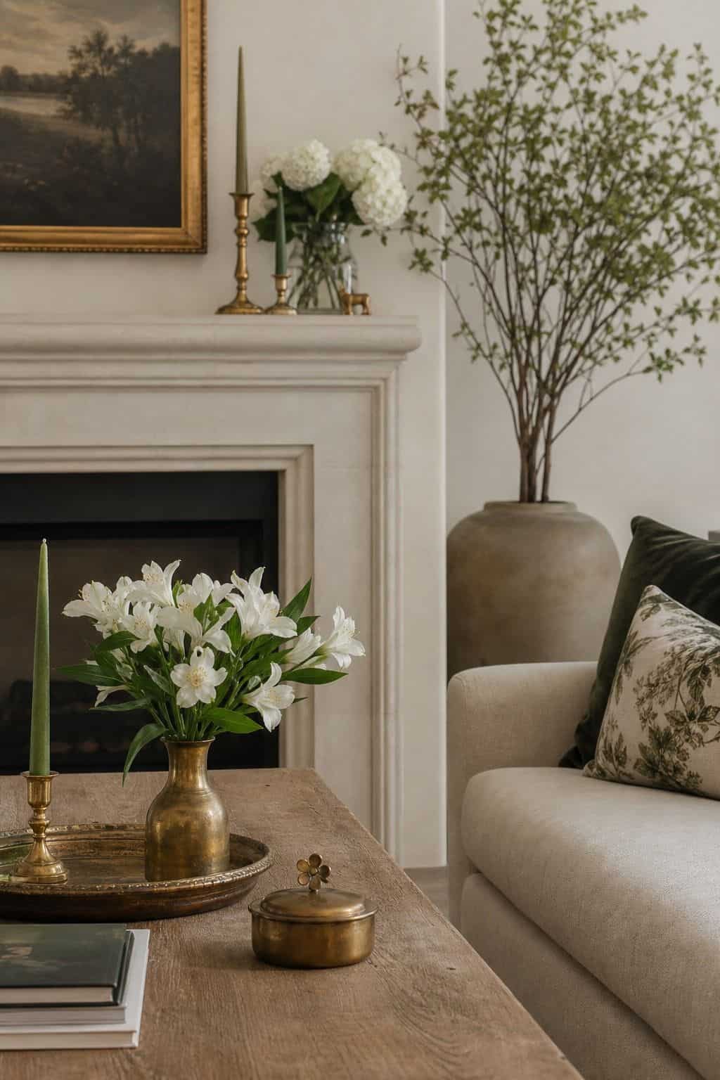 Keep the palette edited shown as a realistic Pretty Wild World image for 16 St. Patrick's Home Decor Ideas That Feel Green, Gold, and Grown Up.